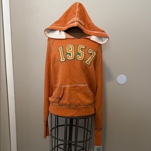 Lucky Brand Orange Hoodie with White Lining